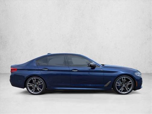 Mediterranean Blue Metallic 2018 BMW M550 i Xdrive