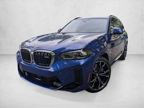 Marina Bay Blue Metallic 2022 BMW X3 M AWD