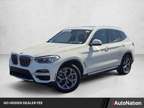Alpine White 2021 BMW X3 sDrive30i