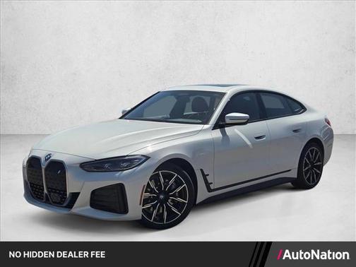 Mineral White Metallic 2023 BMW i4 Gran Coupe eDrive40