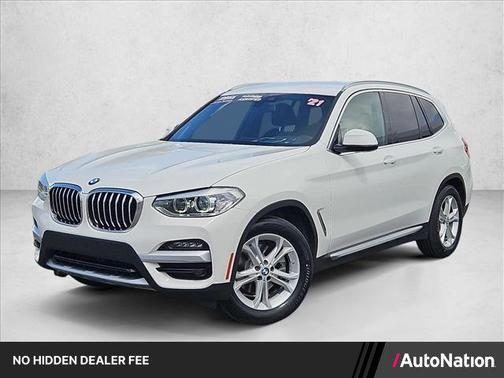 Alpine White 2021 BMW X3 sDrive30i