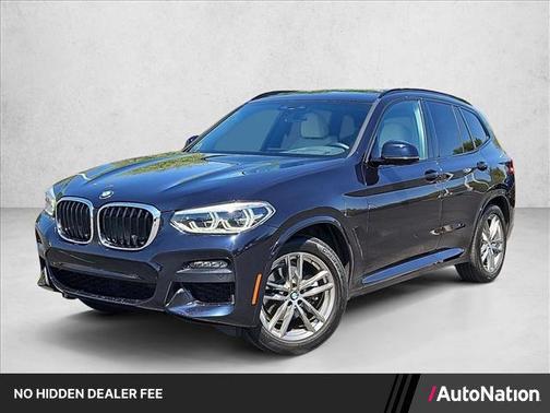 Carbon Black Metallic 2021 BMW X3 xDrive30i