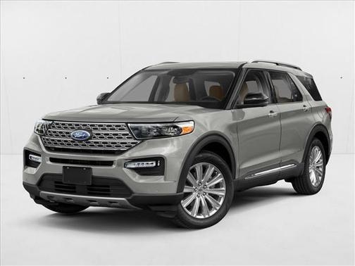 Star White Metallic Tri-Coat 2023 Ford Explorer Limited