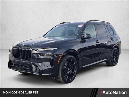 Carbon Black Metallic 2025 BMW X7 xDrive40i