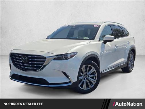 Snowflake White Pearl Mica 2021 Mazda CX-9 Signature