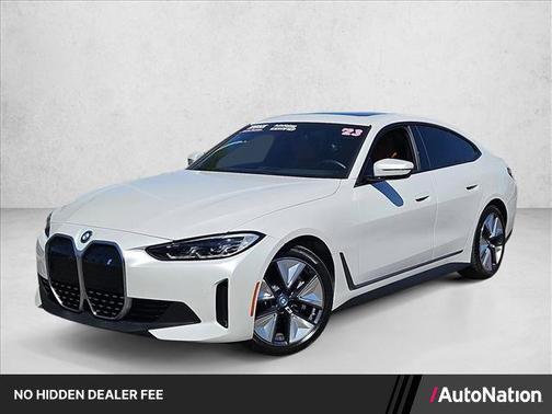 Mineral White Metallic 2023 BMW i4 Gran Coupe eDrive40