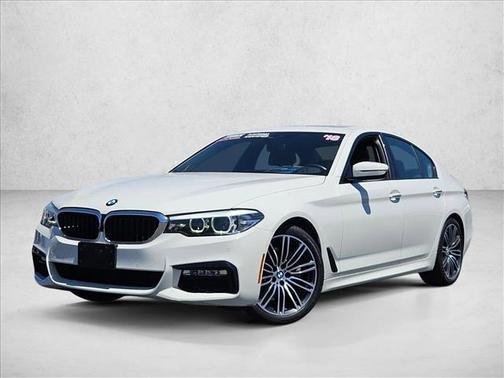 Alpine White 2018 BMW 540 xDrive