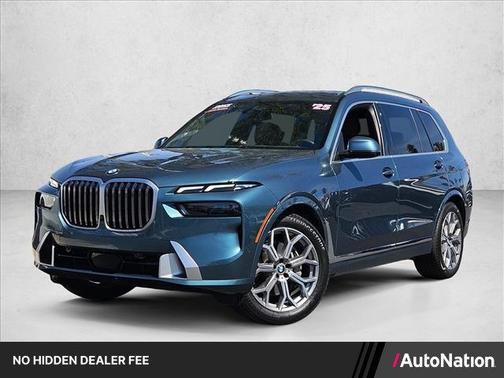Blue Ridge Mountain Metallic 2025 BMW X7 xDrive40i