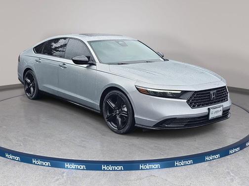 Solar Silver Metallic 2024 Honda Accord Hybrid Sport-L
