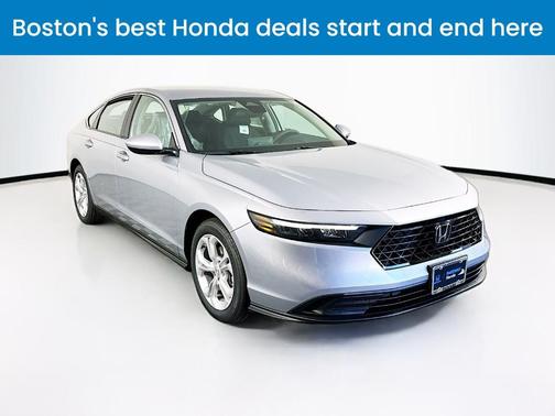 Solar Silver Metallic 2025 Honda Accord LX