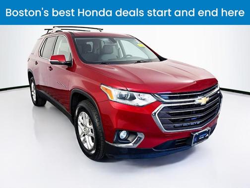 Cajun Red Tintcoat 2019 Chevrolet Traverse LT Cloth