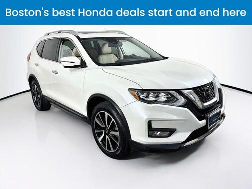 White 2019 Nissan Rogue SL