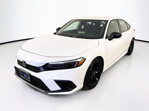 Platinum White Pearl 2024 Honda Civic Sport