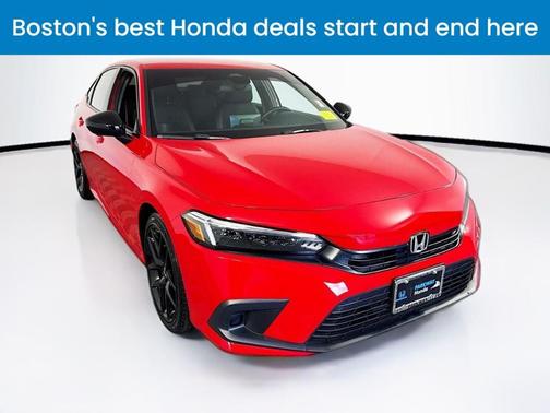 Rallye Red 2025 Honda Civic Sport