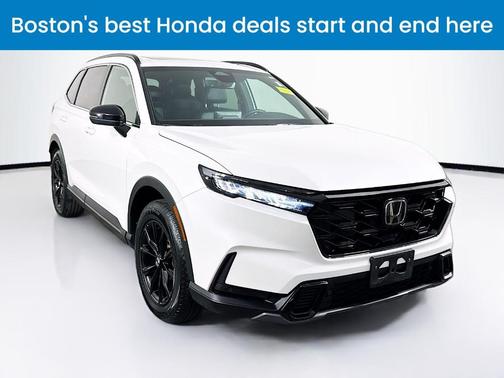Platinum White Pearl 2024 Honda CR-V Hybrid Sport-L