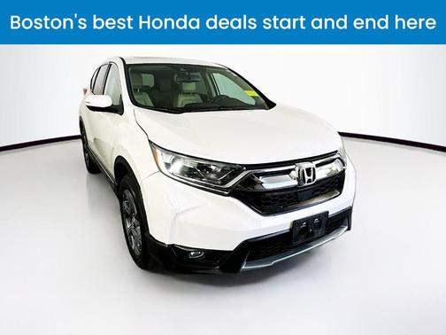 White Diamond Pearl 2018 Honda CR-V EX-L