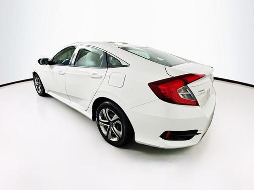 Platinum White Pearl 2019 Honda Civic LX