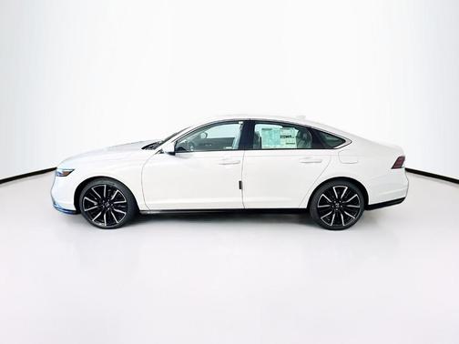 Platinum White Pearl 2025 Honda Accord Hybrid Touring
