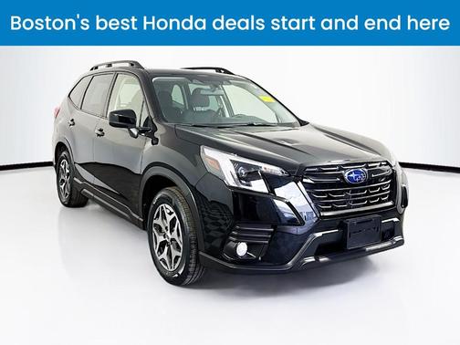 Crystal Black Silica 2023 Subaru Forester Premium
