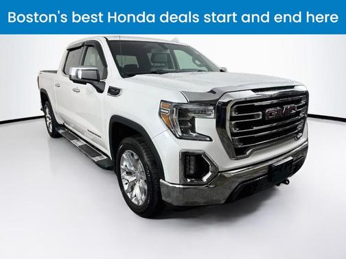 Summit White 2019 GMC Sierra 1500 SLT