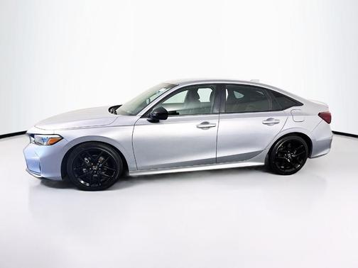 Solar Silver Metallic 2025 Honda Civic Sport