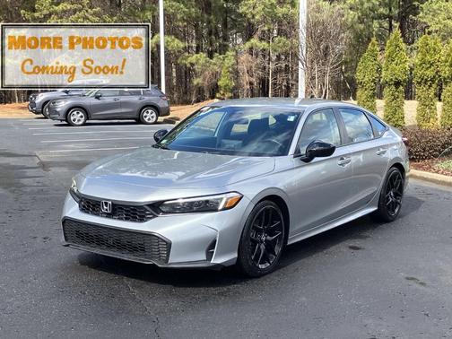 Solar Silver Metallic 2025 Honda Civic Sport