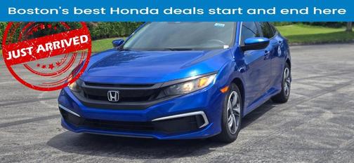 Aegean Blue Metallic 2020 Honda Civic LX