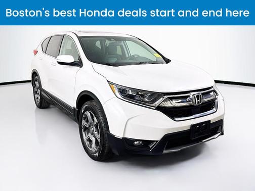 Platinum White Pearl 2019 Honda CR-V EX