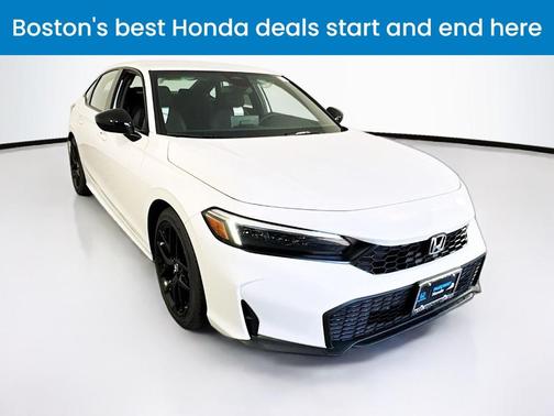 Platinum White Pearl 2026 Honda Civic Sport