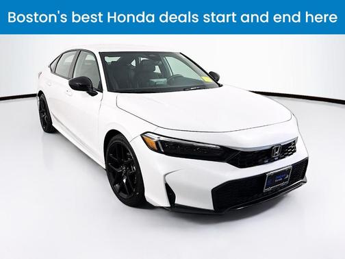 Platinum White Pearl 2026 Honda Civic Sport