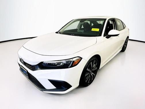 Platinum White Pearl 2023 Honda Civic EX