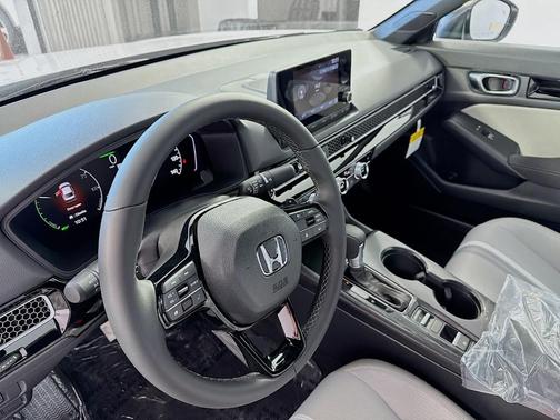 Platinum White Pearl 2026 Honda Civic Hybrid Sport