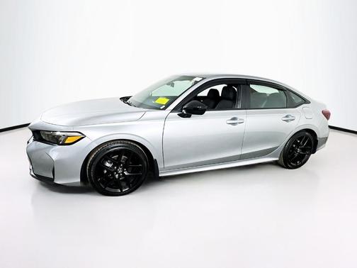 Solar Silver Metallic 2025 Honda Civic Sport