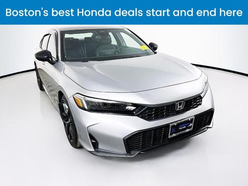 Solar Silver Metallic 2025 Honda Civic Sport