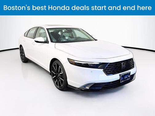 Platinum White Pearl 2023 Honda Accord Hybrid Touring