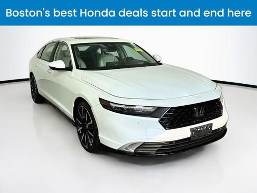 Platinum White Pearl 2023 Honda Accord Hybrid Touring