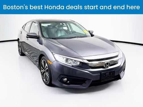 Polished Metal Metallic 2019 Honda Civic EX-L