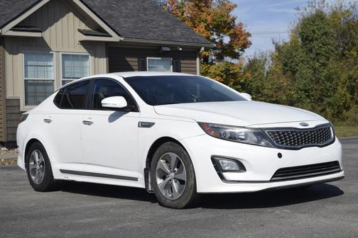 Snow White Pearl 2015 Kia Optima Hybrid Base
