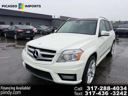 Arctic White 2011 Mercedes-Benz GLK-Class GLK 350 4MATIC