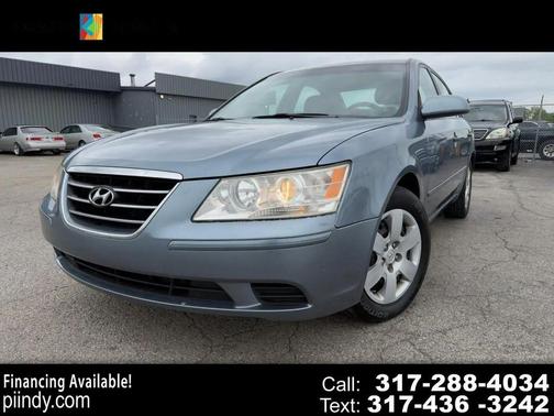 Blue 2010 Hyundai SONATA GLS