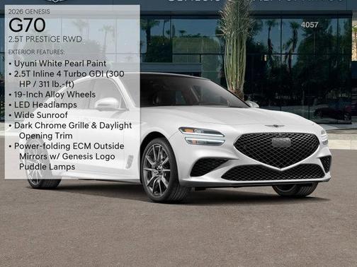 2026 Genesis G70 2.5T RWD Prestige