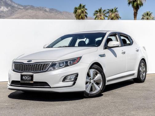 Snow White Pearl 2014 Kia Optima Hybrid EX