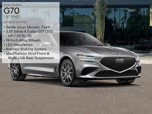 2026 Genesis G70 2.5T RWD