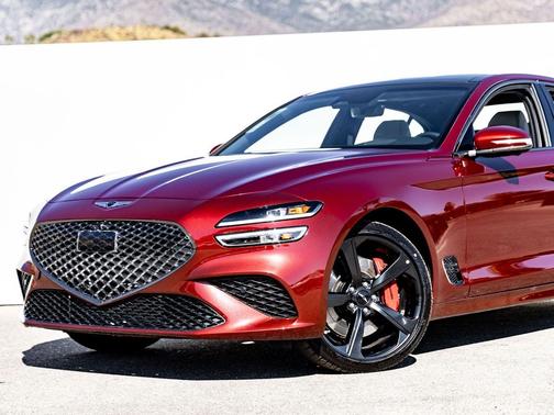 Cavendish Red 2026 Genesis G70 3.3T RWD Sport Prestige