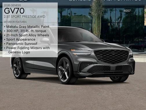 2026 Genesis GV70 2.5T Sport Prestige