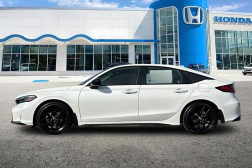 Platinum White Pearl 2026 Honda Civic Hybrid Sport