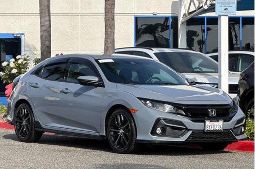 Gray 2021 Honda Civic Sport