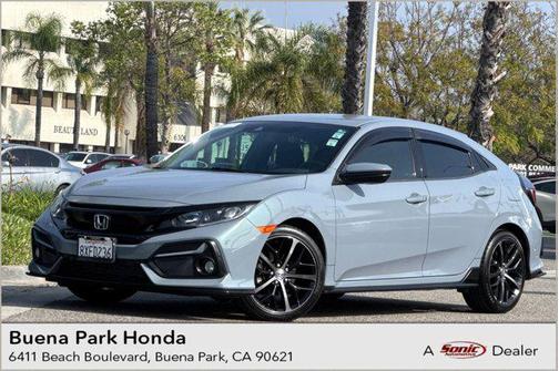 Gray 2021 Honda Civic Sport