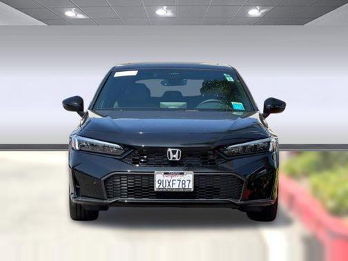 Crystal Black Pearl 2025 Honda Civic Hybrid Sport Touring