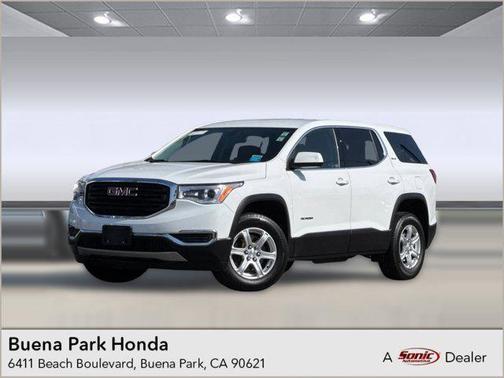 Summit White 2019 GMC Acadia SLE-1